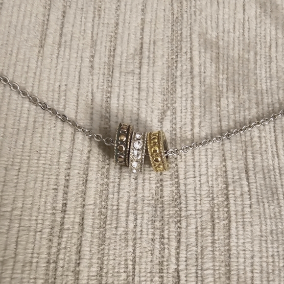 Touchstone Crystal Triple-Slide Necklace - Picture 3 of 7
